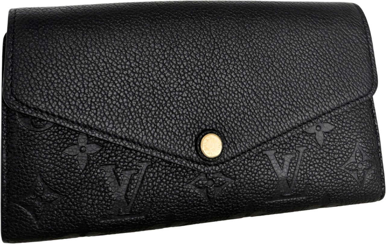 Louis Vuitton Louis Vuitton Sarah Geldbörse Monogram Empreinte M61182 Schwarz / sehr gut Zwart