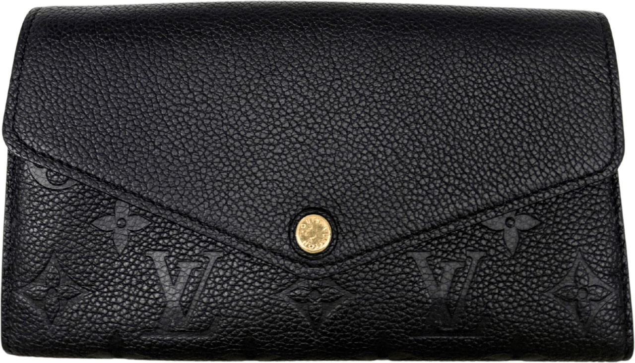Louis Vuitton Louis Vuitton Sarah Geldbörse Monogram Empreinte M61182 Schwarz / sehr gut Zwart