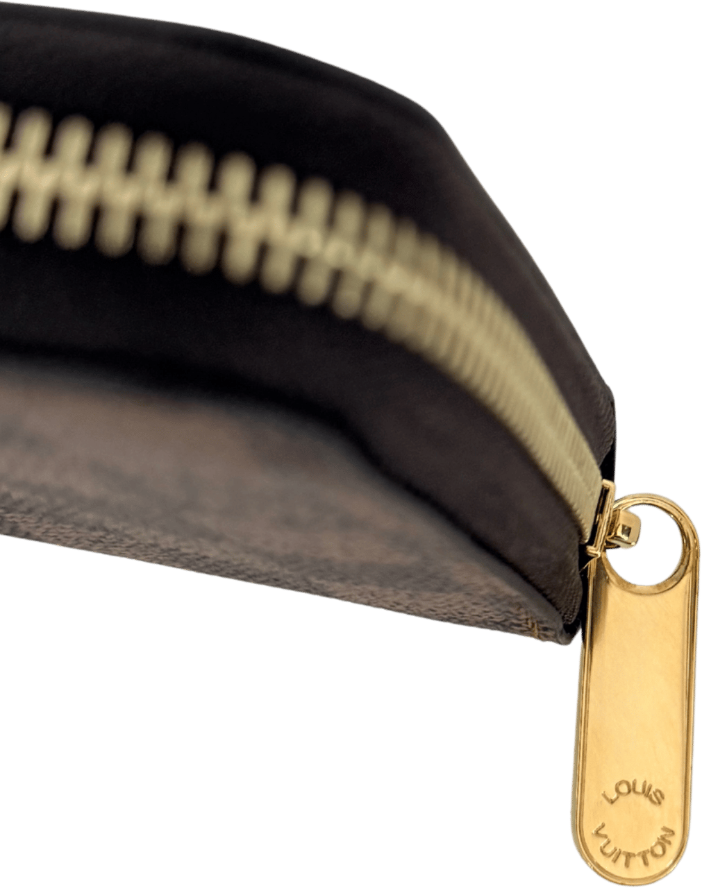Louis Vuitton Louis Vuitton Zippy Geldbörse in Damier Ebene Canvas N41661 Braun / neuwertig Bruin