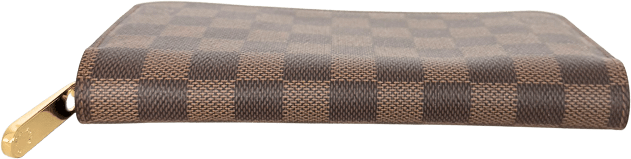 Louis Vuitton Louis Vuitton Zippy Geldbörse in Damier Ebene Canvas N41661 Braun / neuwertig Bruin