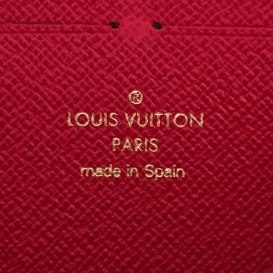 Louis Vuitton Louis Vuitton Clémence Geldbörse in Damier Ebene N60534 Braun / gut Divers