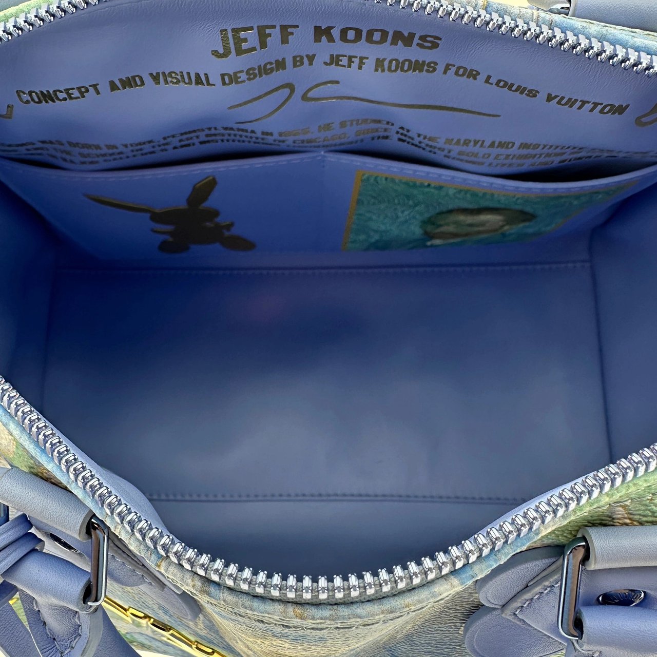 Louis Vuitton Louis Vuitton X Jeff Koons Speedy Vincent Van Gogh Masters 30 Lavender Multicolor Fullset /neuwertig Blauw