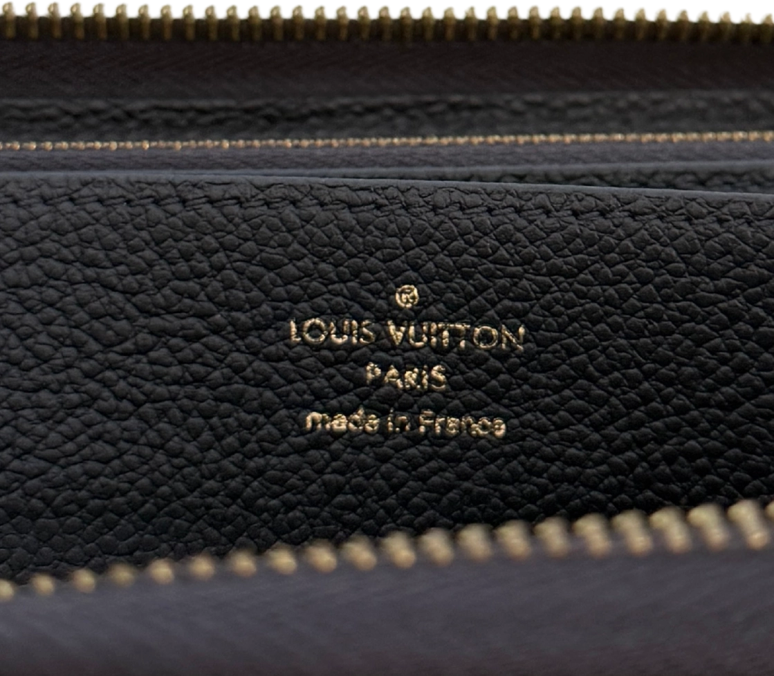 Louis Vuitton Louis Vuitton Zippy Geldbörse Empreinte Marineblau Fullset / sehr gut Blauw