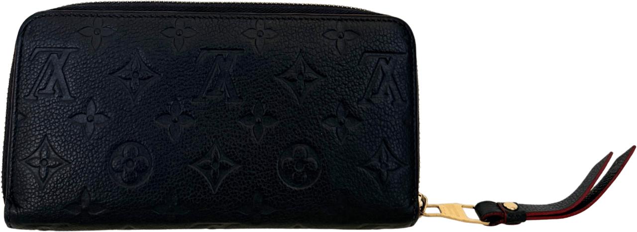Louis Vuitton Louis Vuitton Zippy Geldbörse Empreinte Marineblau Fullset / sehr gut Blauw