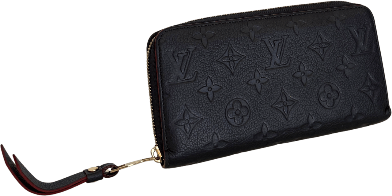 Louis Vuitton Louis Vuitton Zippy Geldbörse Empreinte Marineblau Fullset / sehr gut Blauw