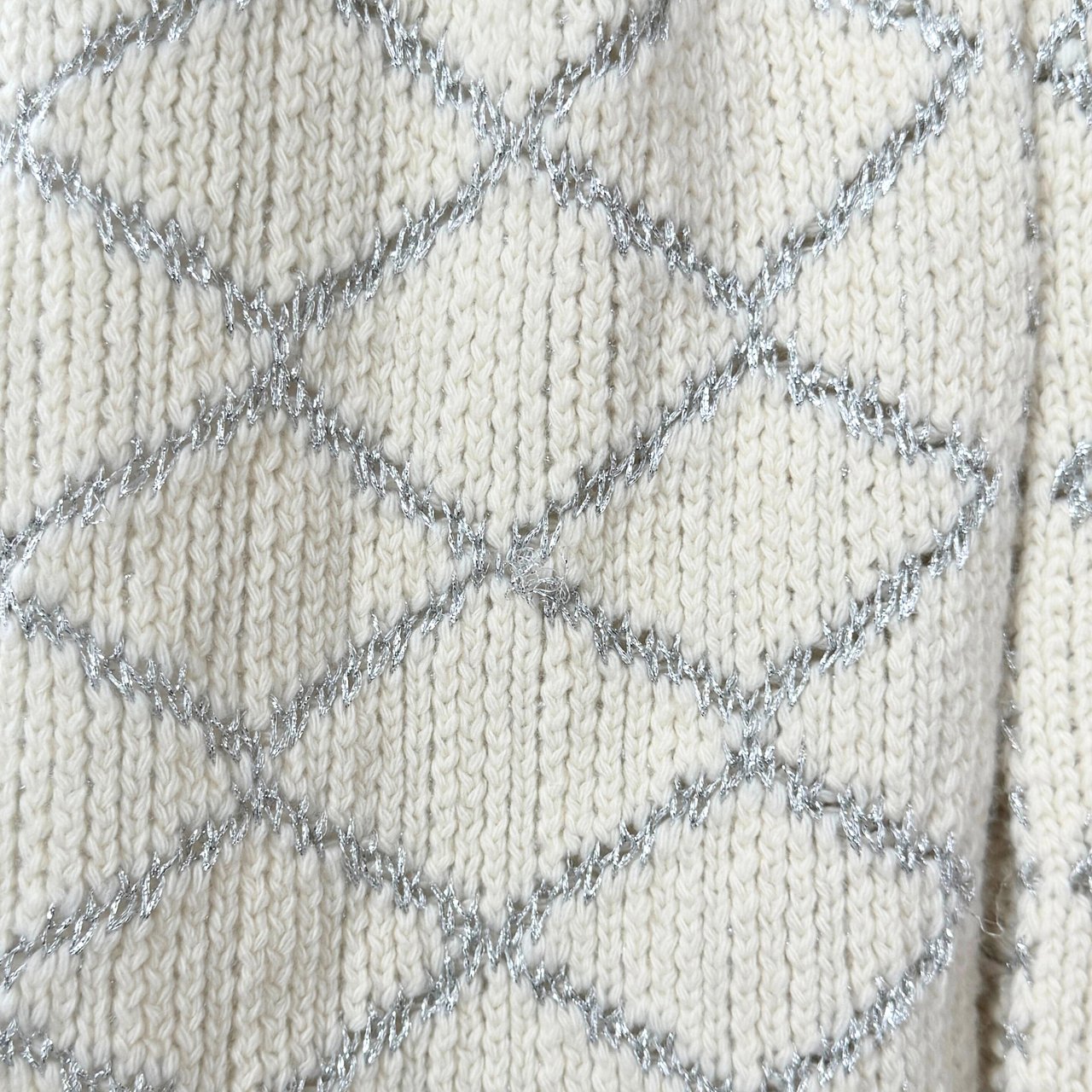Louis Vuitton Louis Vuitton Strickschal Creme Beige  / sehr gut Beige