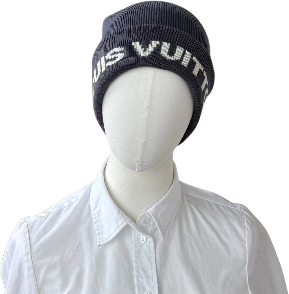 Louis Vuitton Louis Vuitton Cup Beanie Hat Dark Blue / very good Blauw