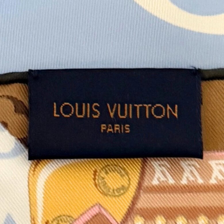 Louis Vuitton Louis Vuitton Carré Perfect Match Tuch Blau  / neuwertig Blauw