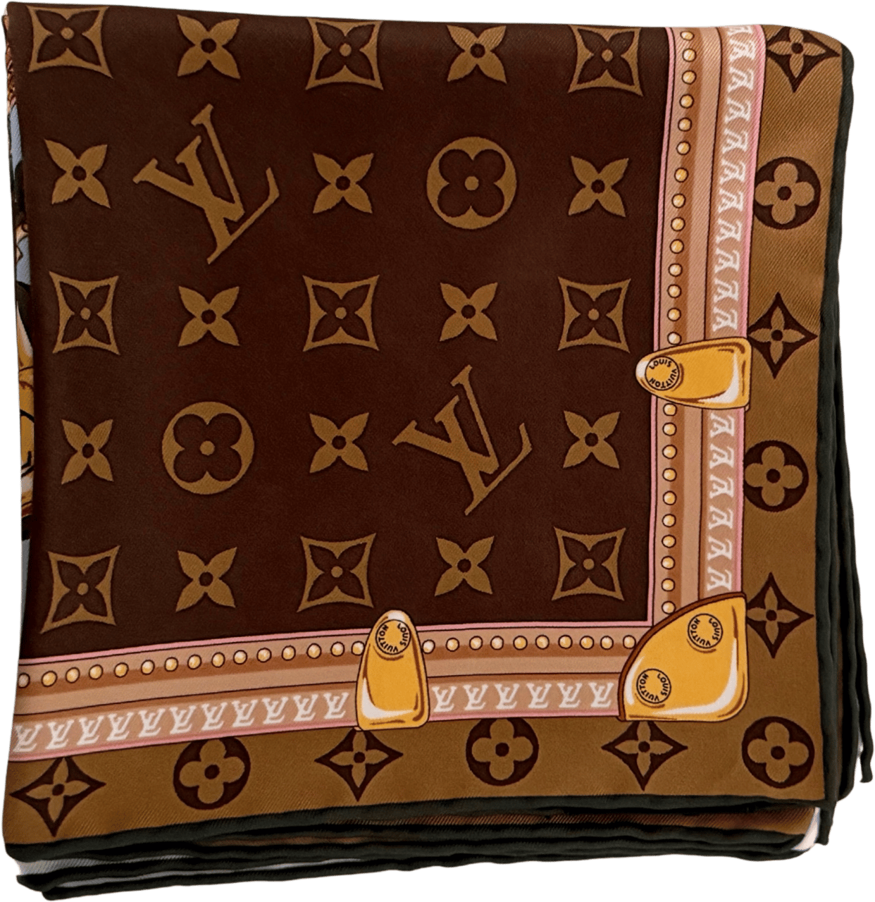 Louis Vuitton Louis Vuitton Carré Perfect Match Tuch Blau  / neuwertig Blauw