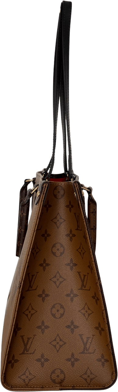 Louis Vuitton Louis Vuitton Onthego MM Monogram Canvas M45321 Braun / sehr gut Bruin