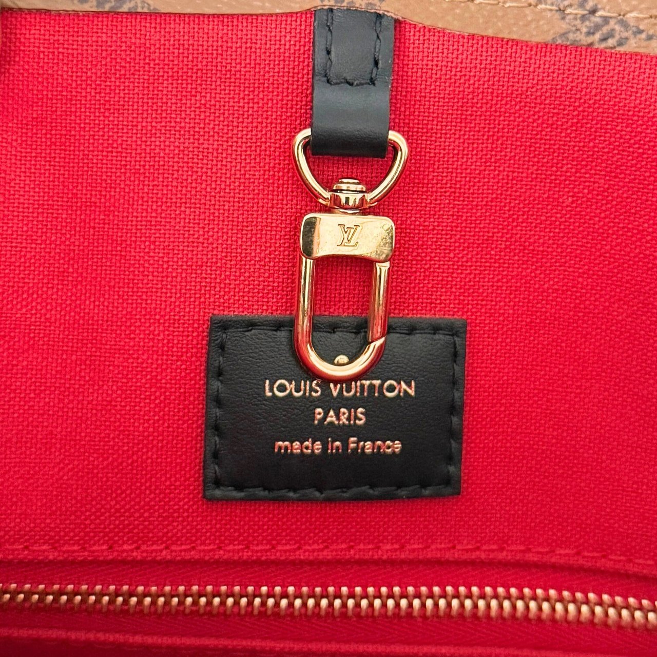 Louis Vuitton Louis Vuitton Onthego MM Monogram Canvas M45321 Braun / sehr gut Bruin