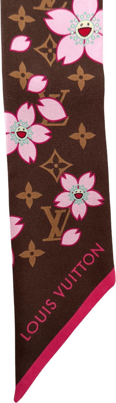 Louis Vuitton Louis Vuitton  LV X TM Monogram Cherry Blossom BB Bandeau Braun / neuwertig Bruin