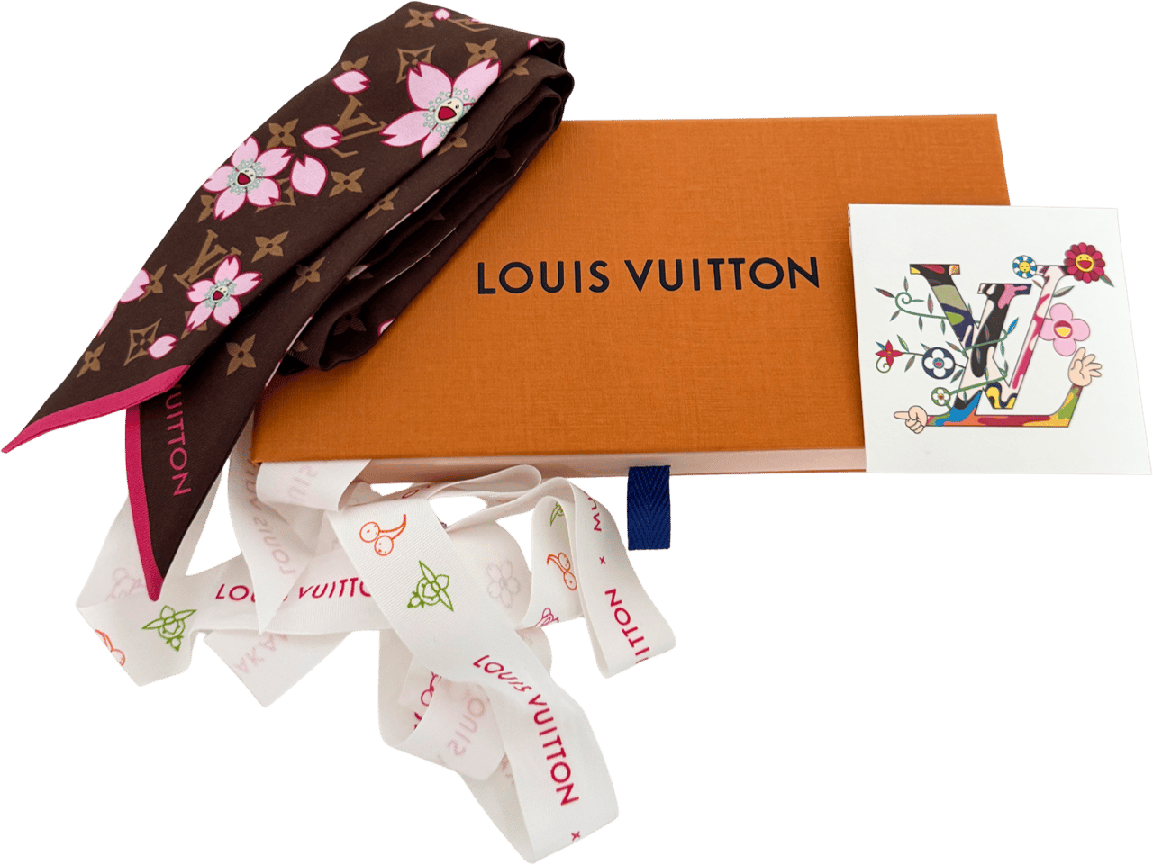 Louis Vuitton Louis Vuitton  LV X TM Monogram Cherry Blossom BB Bandeau Braun / neuwertig Bruin