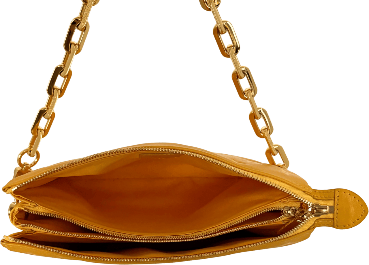 Louis Vuitton Louis Vuitton Monogram Empreinte PM Coussin Handtasche Gelb / gut Geel