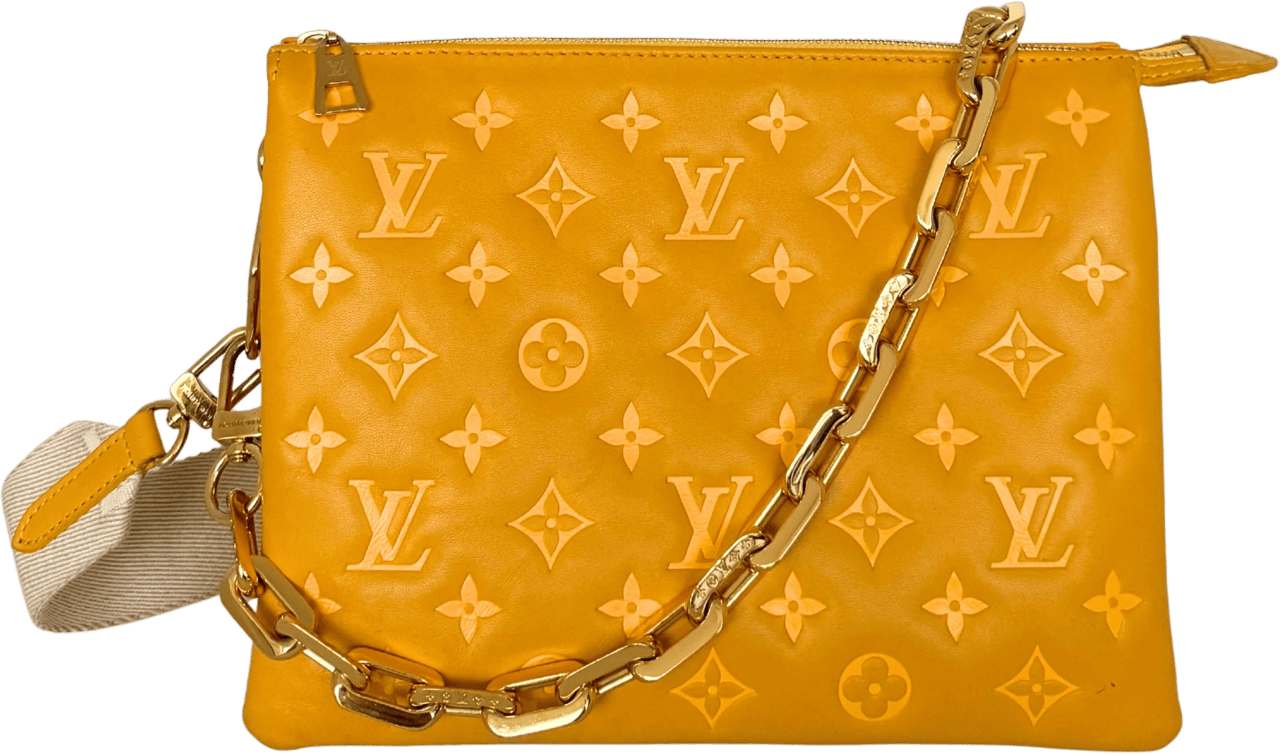 Louis Vuitton Louis Vuitton Monogram Empreinte PM Coussin Handtasche Gelb / gut Geel