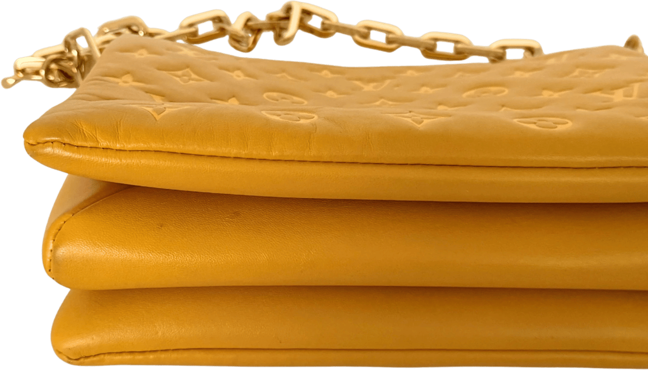 Louis Vuitton Louis Vuitton Monogram Empreinte PM Coussin Handtasche Gelb / gut Geel