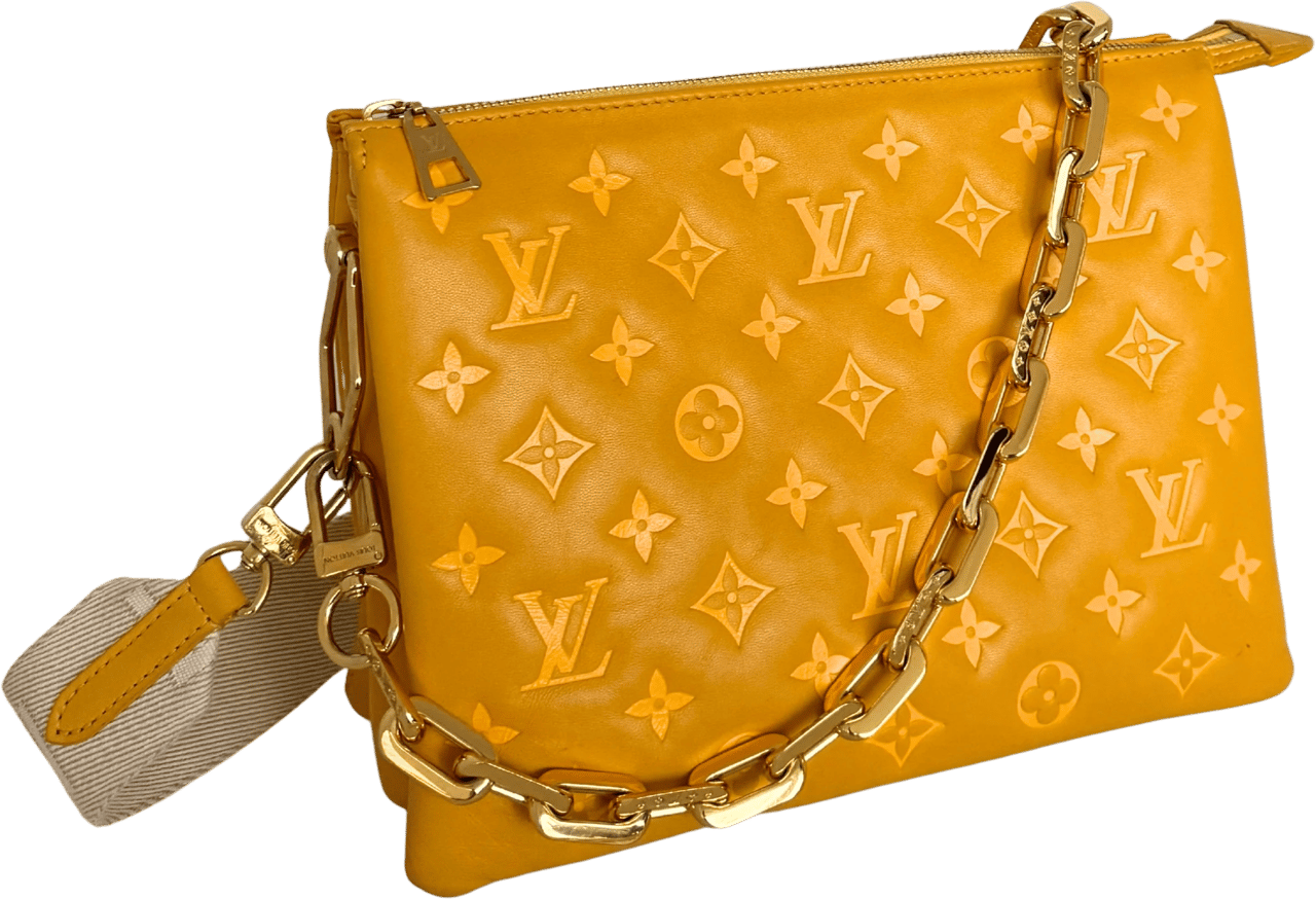 Louis Vuitton Louis Vuitton Monogram Empreinte PM Coussin Handtasche Gelb / gut Geel