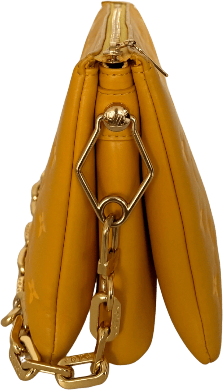 Louis Vuitton Louis Vuitton Monogram Empreinte PM Coussin Handtasche Gelb / gut Geel