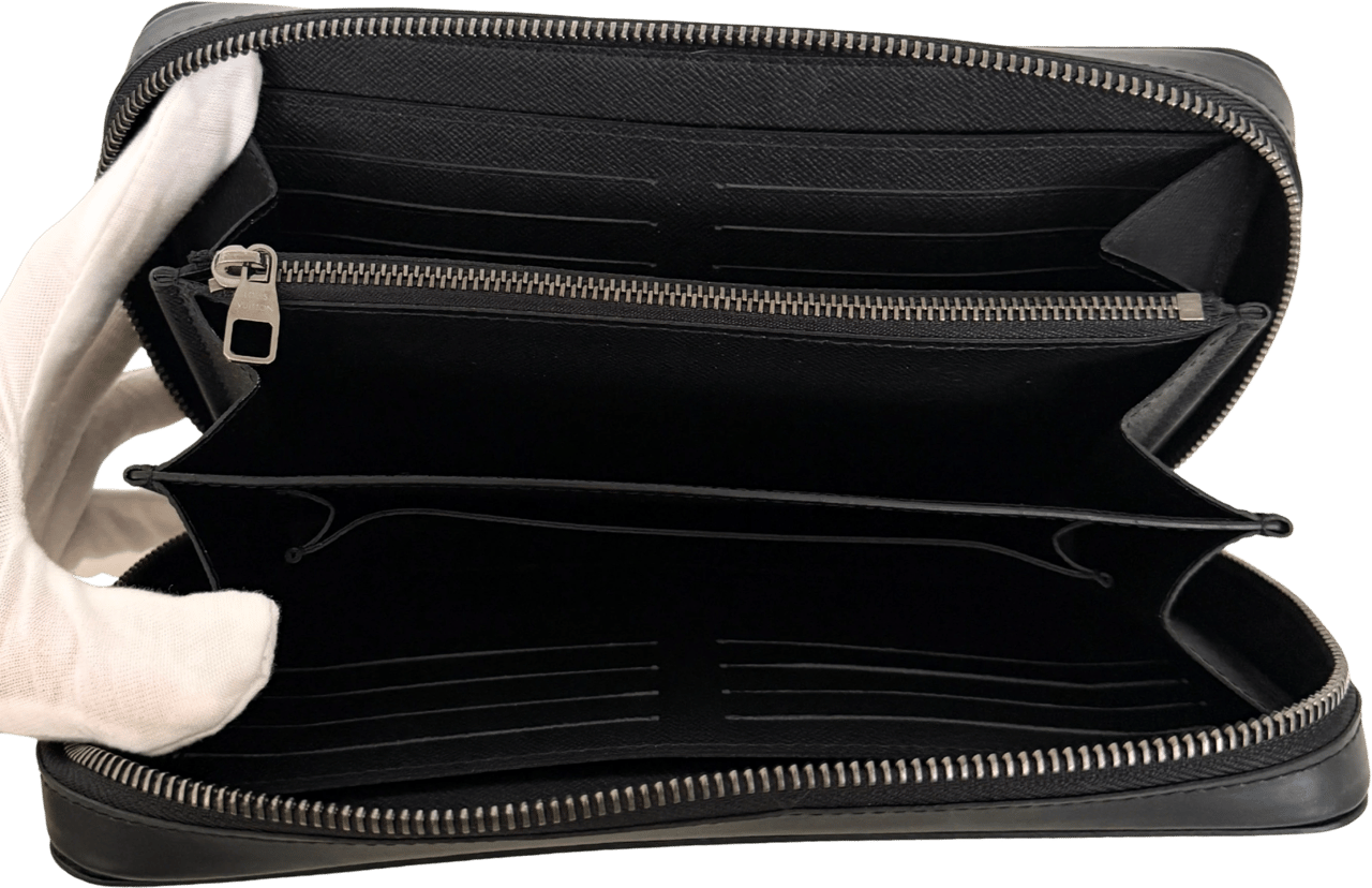 Louis Vuitton Louis Vuitton Zippy XL Wallet Monogram Eclipse M61698 Schwarz / neuwertig Zwart