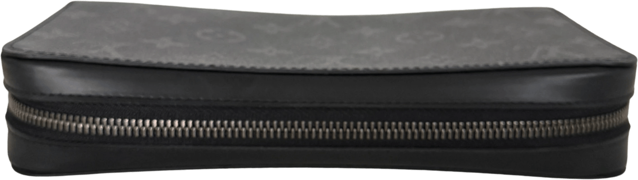 Louis Vuitton Louis Vuitton Zippy XL Wallet Monogram Eclipse M61698 Schwarz / neuwertig Zwart