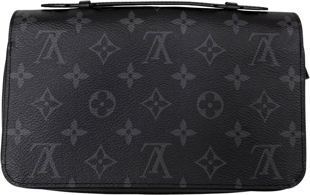 Louis Vuitton Louis Vuitton Zippy XL Wallet Monogram Eclipse M61698 Schwarz / neuwertig Zwart