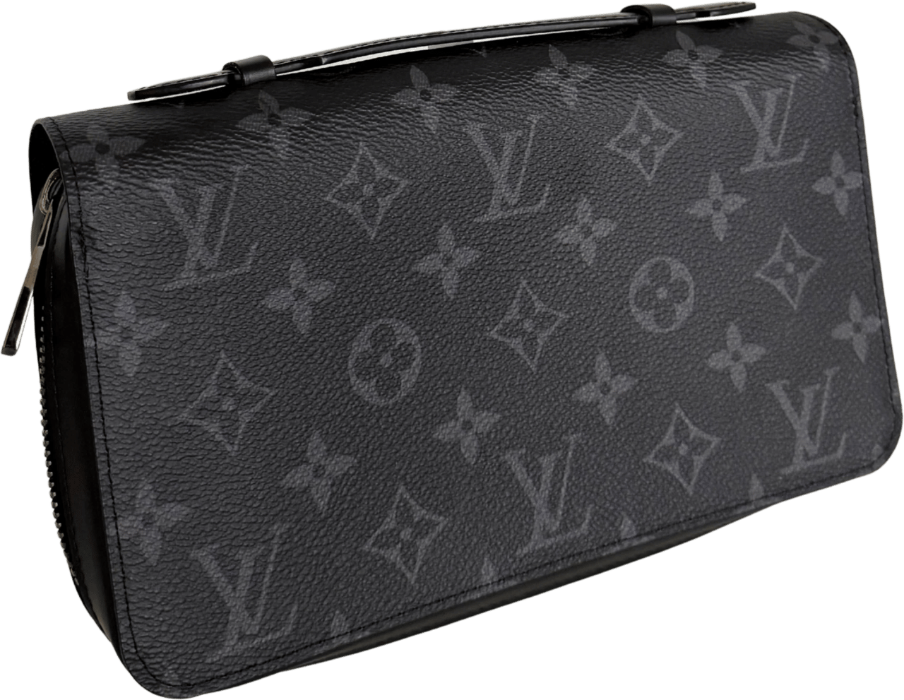 Louis Vuitton Louis Vuitton Zippy XL Wallet Monogram Eclipse M61698 Schwarz / neuwertig Zwart
