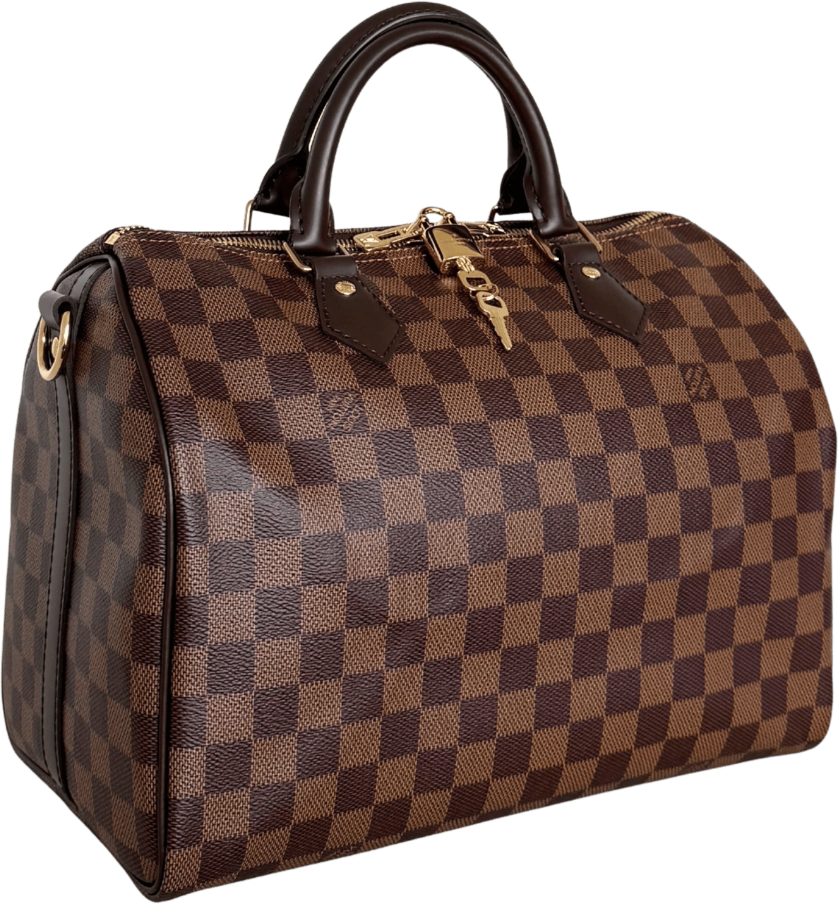 Louis Vuitton Louis Vuitton Speedy 30 Bandoulière Damier Ebene N40590 Braun Fullset / neuwertig Bruin