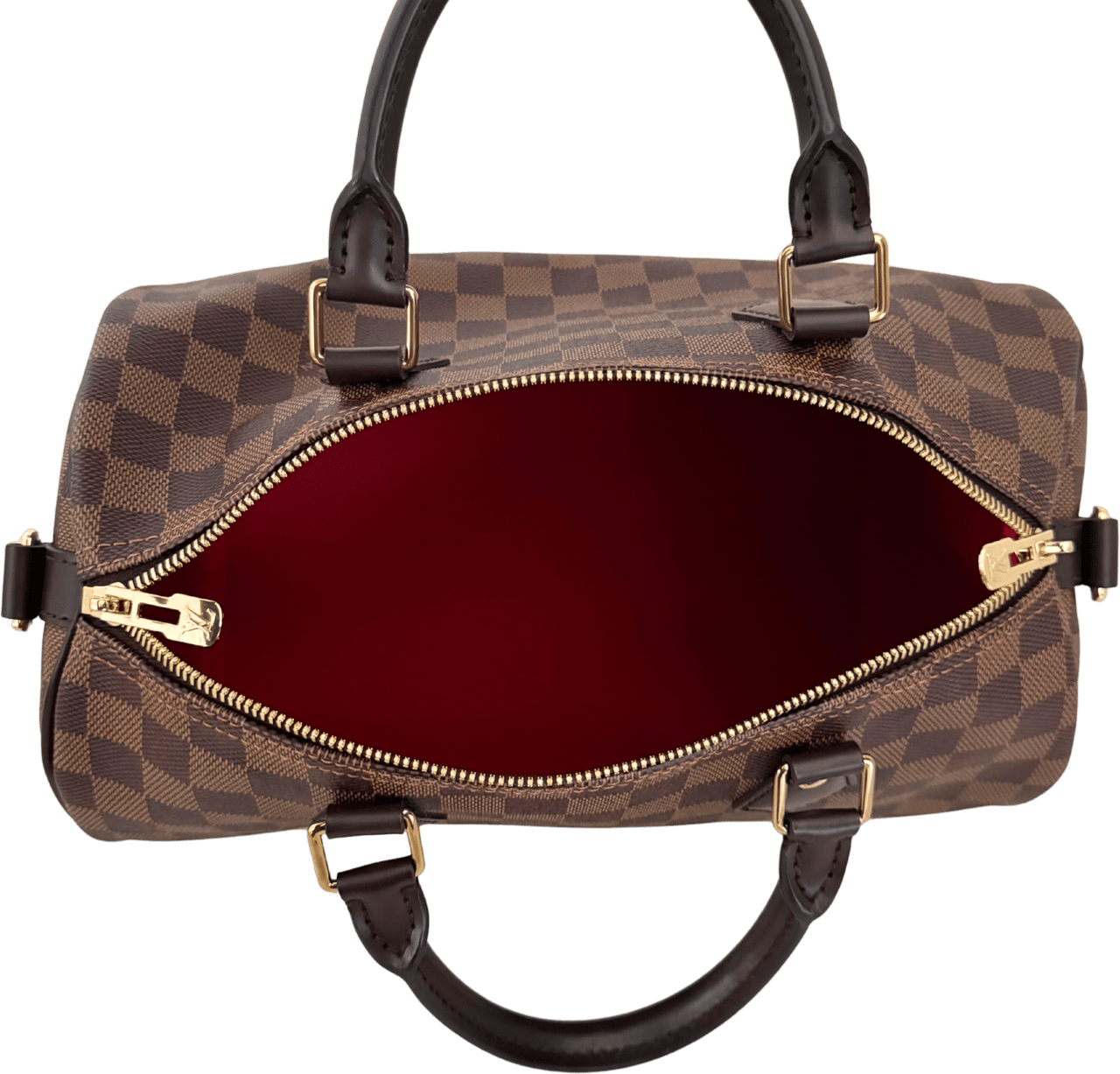 Louis Vuitton Louis Vuitton Speedy 30 Bandoulière Damier Ebene N40590 Braun Fullset / neuwertig Bruin