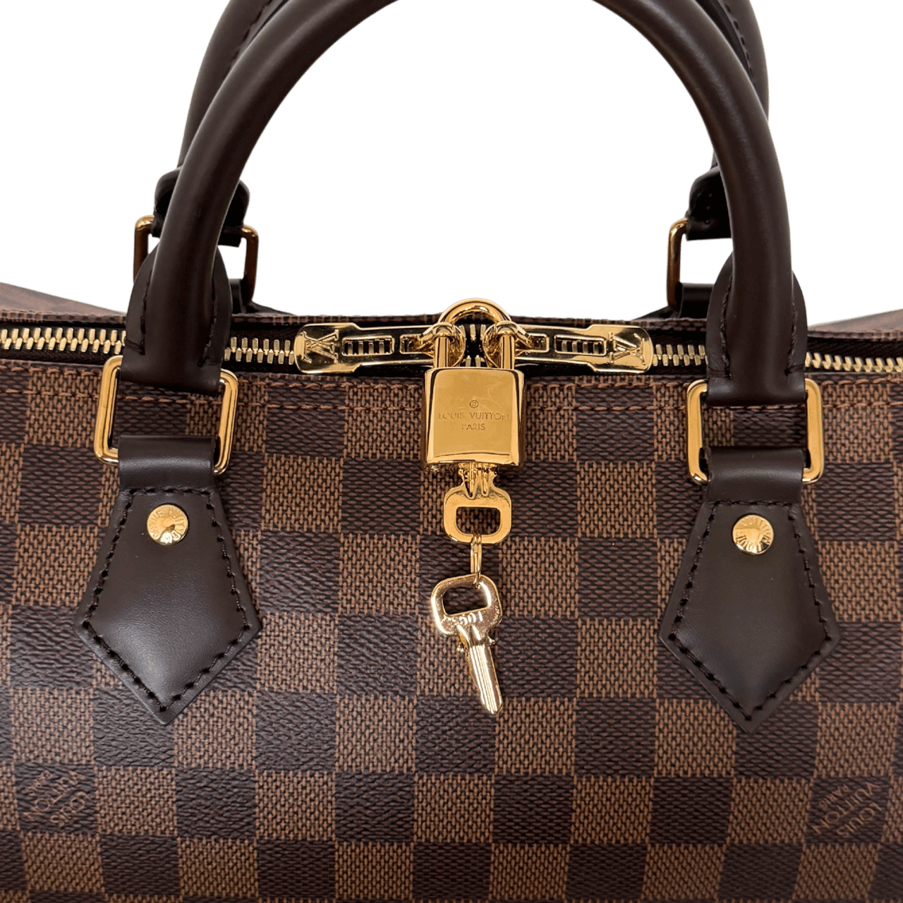 Louis Vuitton Louis Vuitton Speedy 30 Bandoulière Damier Ebene N40590 Braun Fullset / neuwertig Bruin