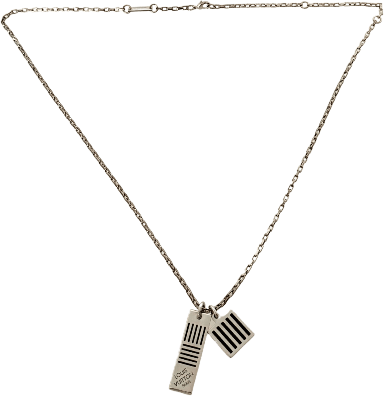 Louis Vuitton Louis Vuitton Damier Collier M62490  Silber / sehr gut Zilver