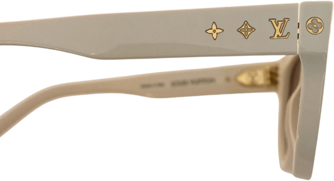 Louis Vuitton Louis Vuitton My Monogram Round Sonnenbrille Z1527W Beige / neuwertig Beige