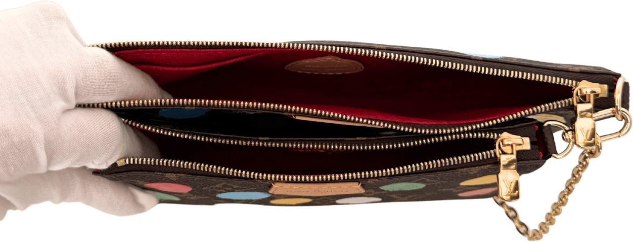 Louis Vuitton Louis Vuitton x Yayoi Kusama Multi Pochette Accessoires Monogram Multicolor / neuwertig Divers