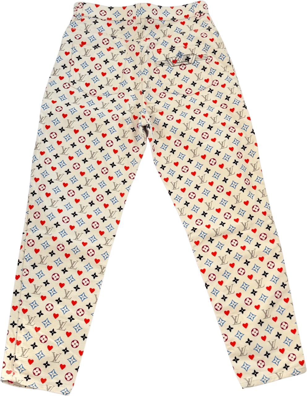 Louis Vuitton Louis Vuitton Monogram Jeans aus Baumwolle Größe 42 Multicolor / sehr gut Divers