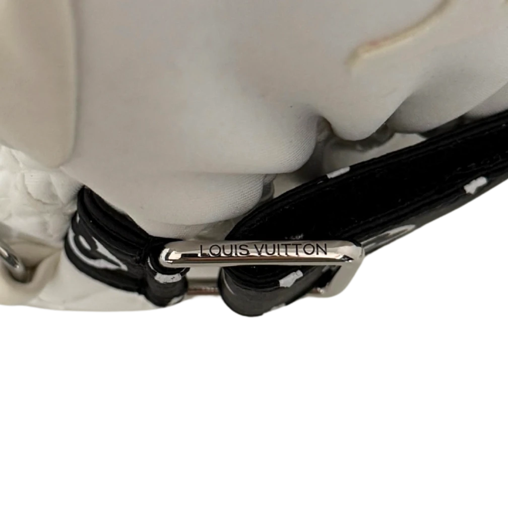 Louis Vuitton Louis Vuitton LV Snow Ski Gloves White M77883 / good Wit