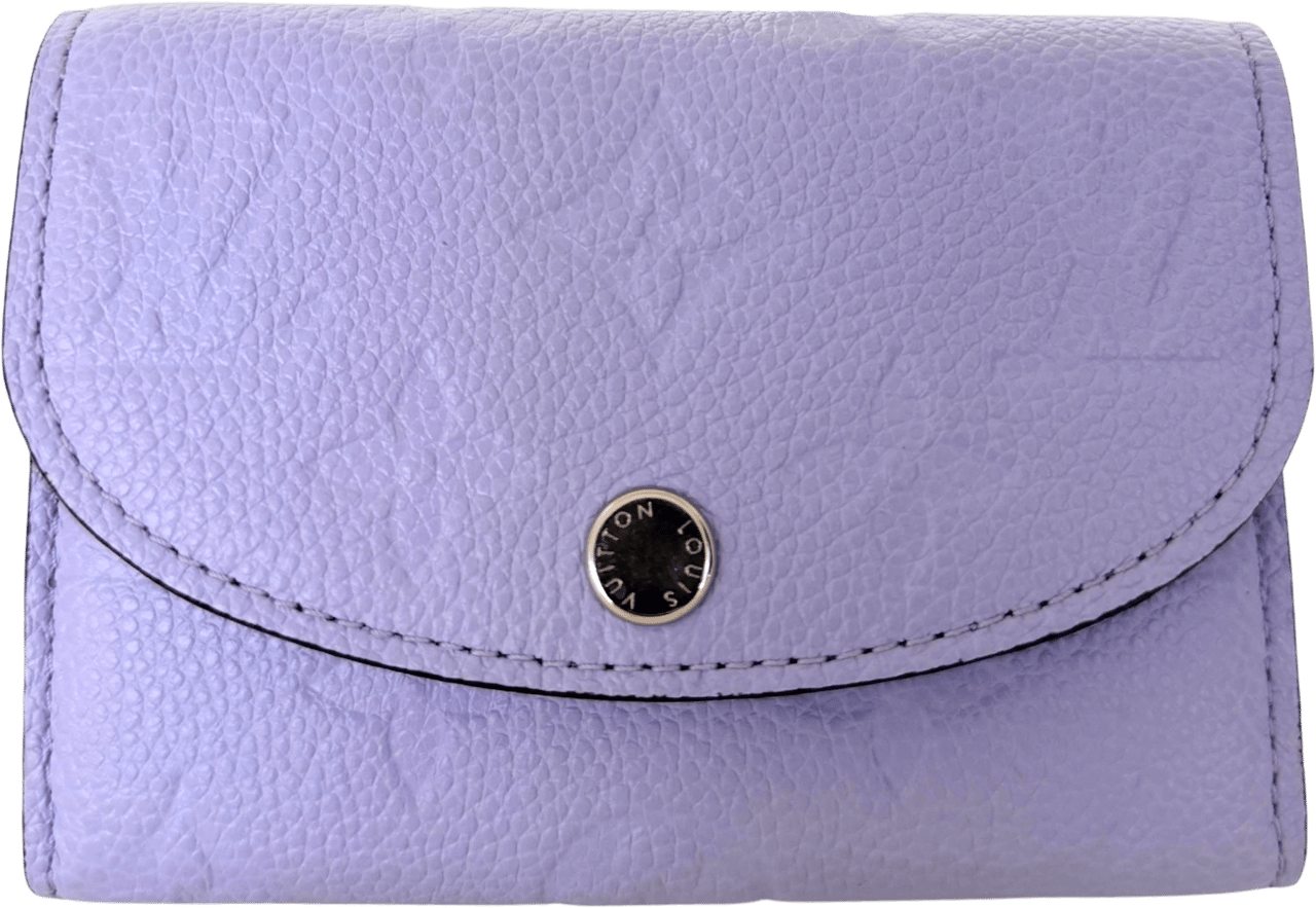Louis Vuitton Louis Vuitton Rosalie Coin Wallet Monogram Empreinte M82394 Lilac Full Set / very good Paars