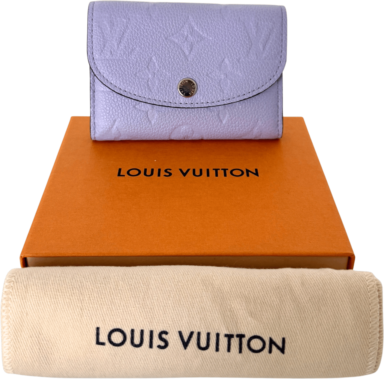 Louis Vuitton Louis Vuitton Rosalie Coin Wallet Monogram Empreinte M82394 Lilac Full Set / very good Paars