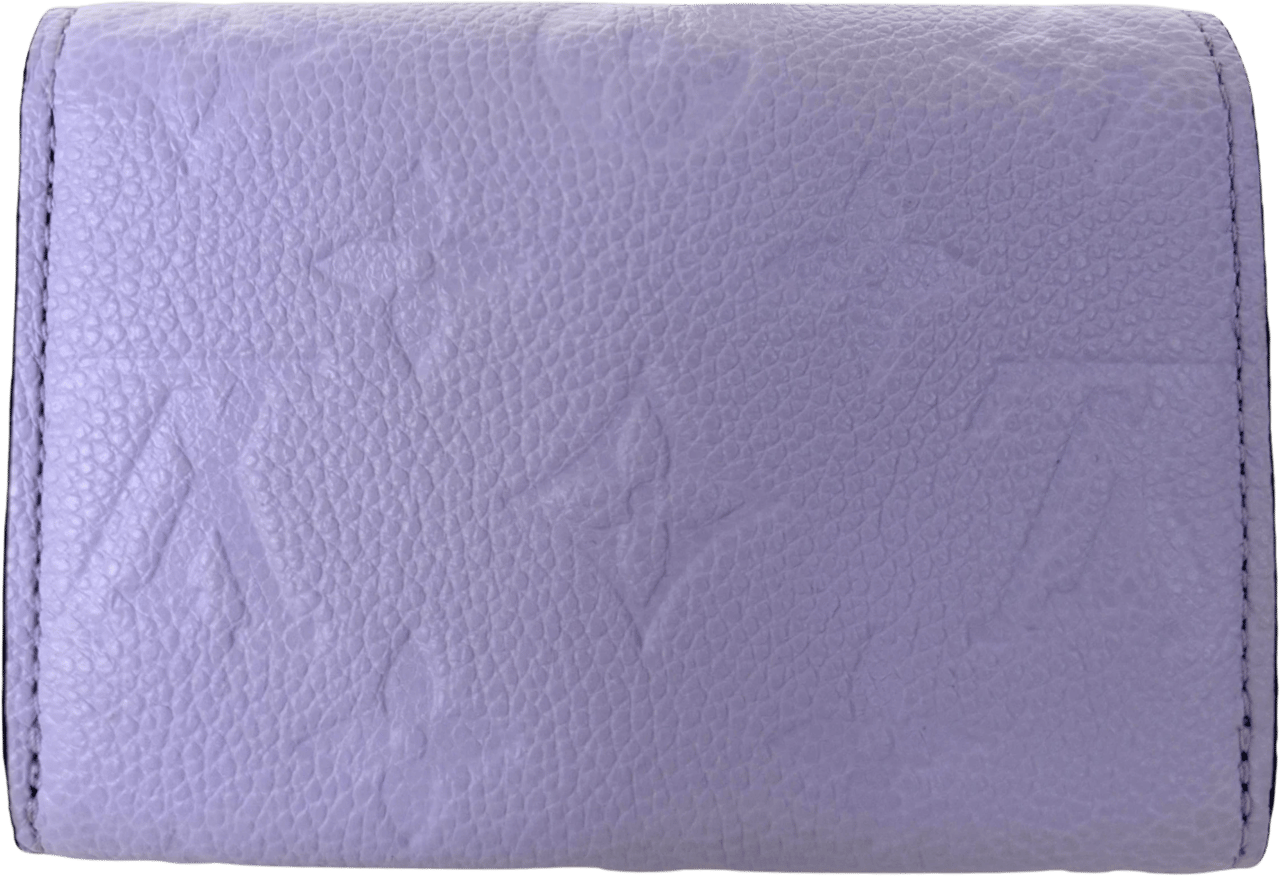 Louis Vuitton Louis Vuitton Rosalie Coin Wallet Monogram Empreinte M82394 Lilac Full Set / very good Paars