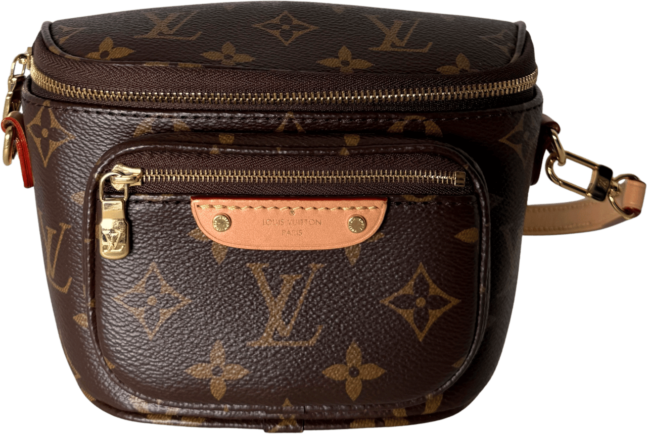 Louis Vuitton Louis Vuitton Mini Bumbag Monogram Canvas M82335 Braun / neuwertig Bruin