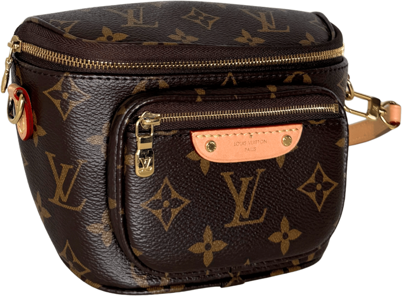 Louis Vuitton Louis Vuitton Mini Bumbag Monogram Canvas M82335 Braun / neuwertig Bruin