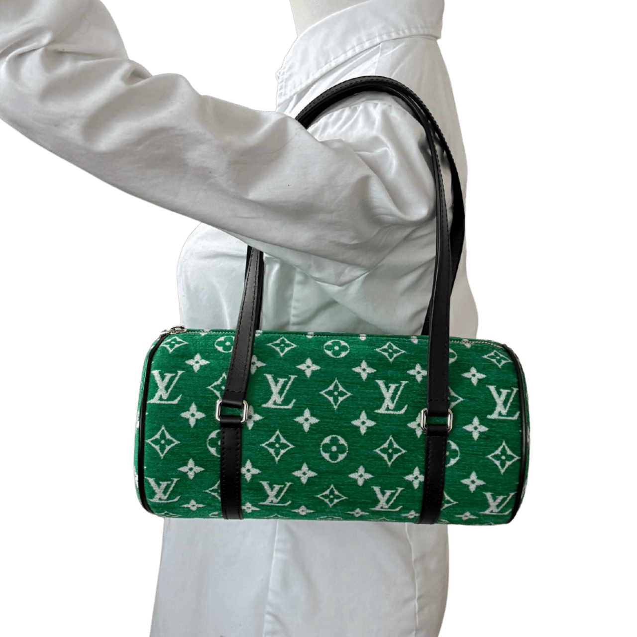 Louis Vuitton Louis Vuitton Papillon Trunk 26 Samt Monogram Grün / neuwertig Groen