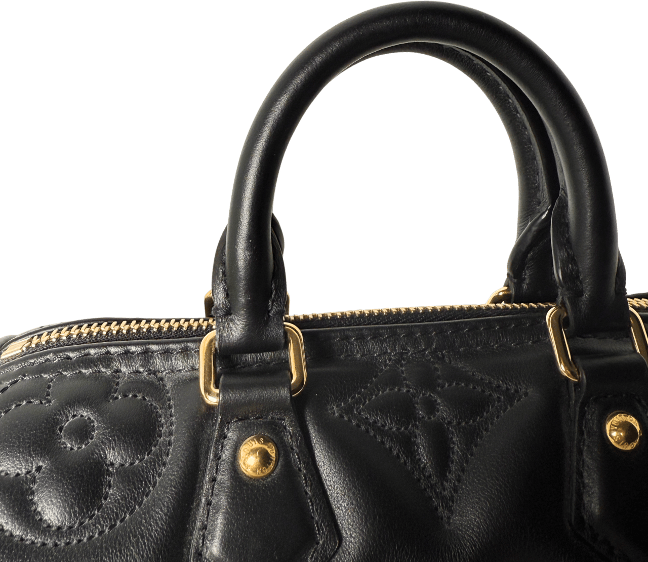 Louis Vuitton Louis Vuitton Papillon BB Bubblegram Handtasche Schwarz / sehr gut Zwart