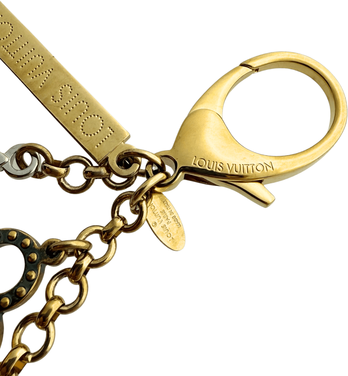 Louis Vuitton Louis Vuitton Tapage Three Tone Taschenanhänger Gold / neuwertig Goud