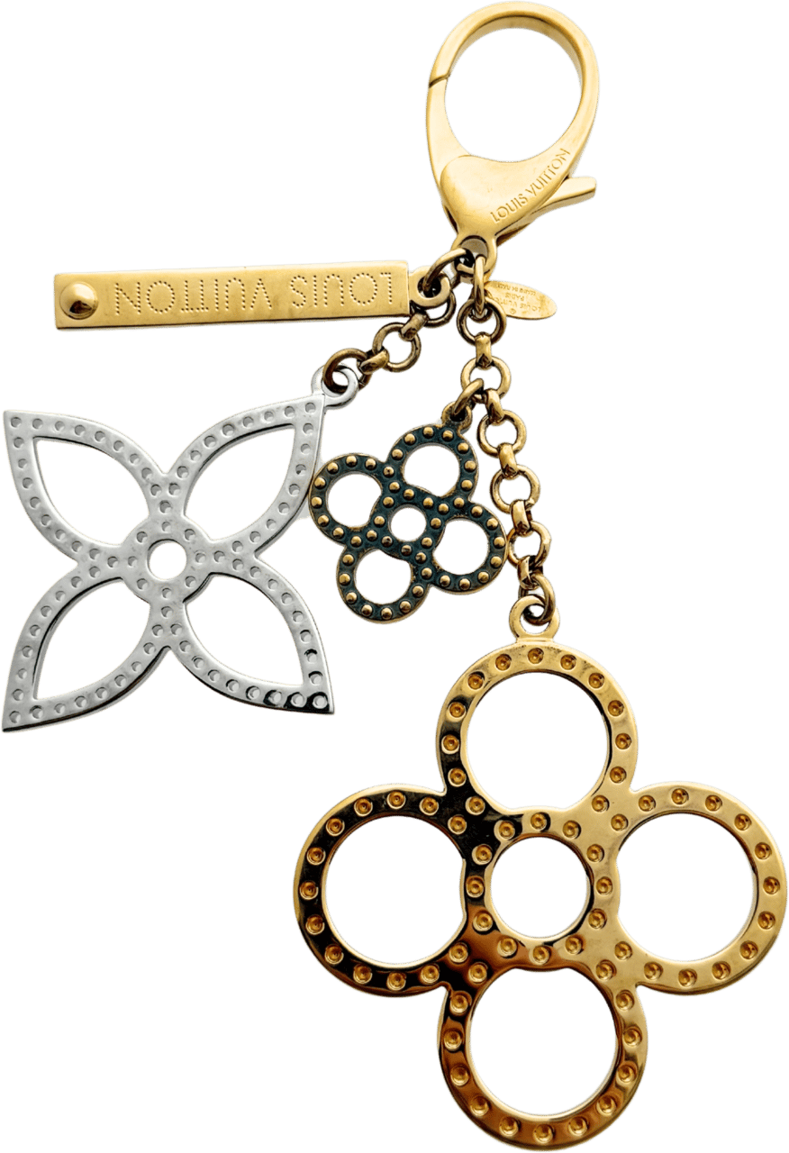 Louis Vuitton Louis Vuitton Tapage Three Tone Taschenanhänger Gold / neuwertig Goud