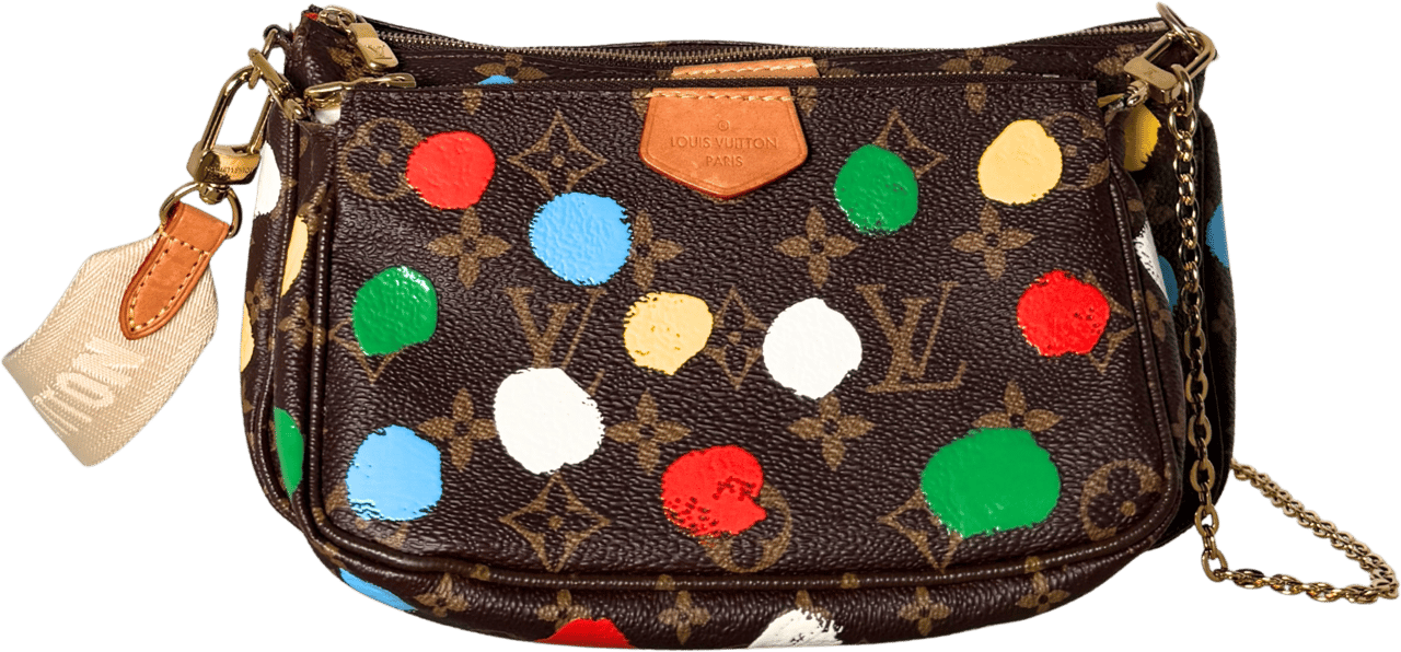Louis Vuitton Louis Vuitton x Yayoi Kusama Multi Pochette Accessoires Monogram Multicolor M46385 / sehr gut Divers