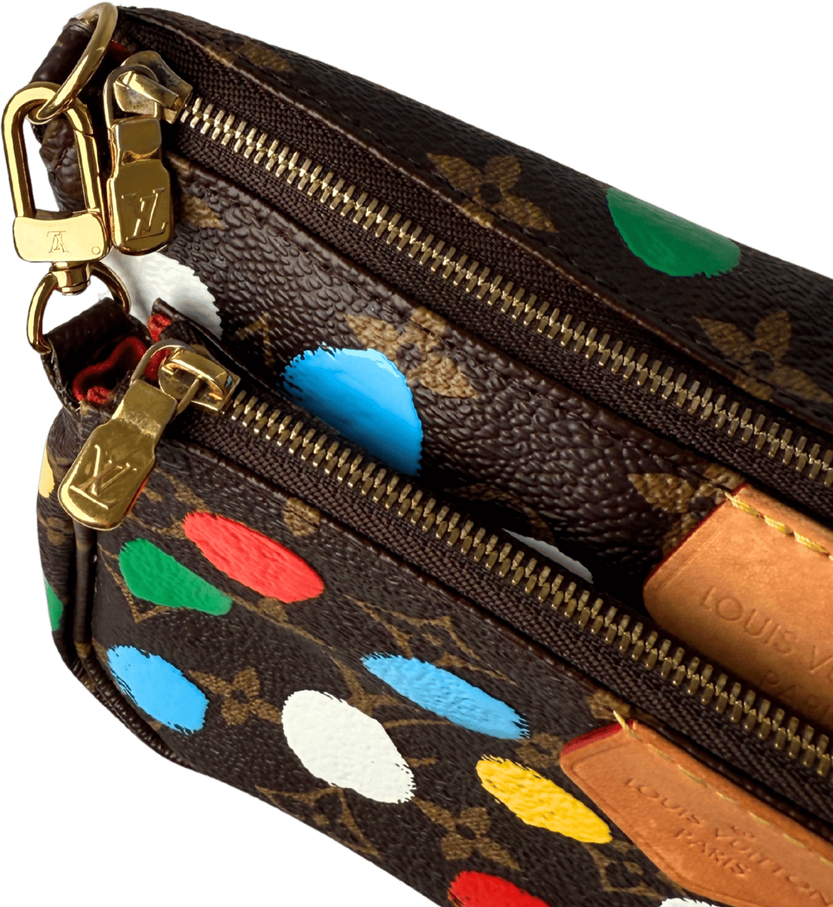 Louis Vuitton Louis Vuitton x Yayoi Kusama Multi Pochette Accessoires Monogram Multicolor M46385 / sehr gut Divers