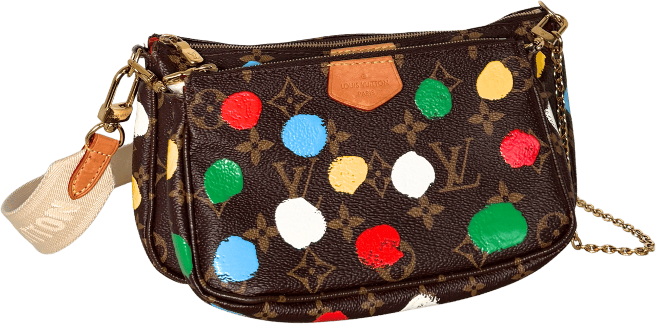 Louis Vuitton Louis Vuitton x Yayoi Kusama Multi Pochette Accessoires Monogram Multicolor M46385 / sehr gut Divers