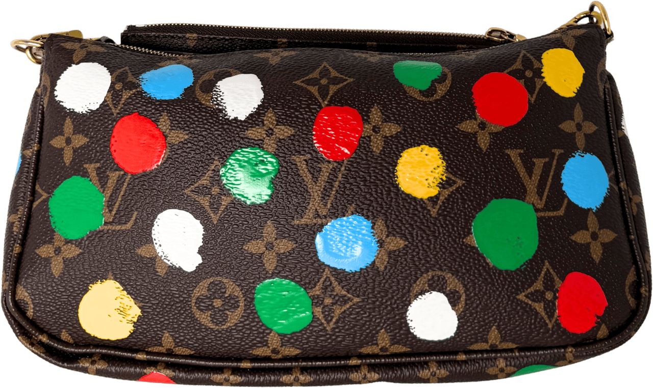 Louis Vuitton Louis Vuitton x Yayoi Kusama Multi Pochette Accessoires Monogram Multicolor M46385 / sehr gut Divers