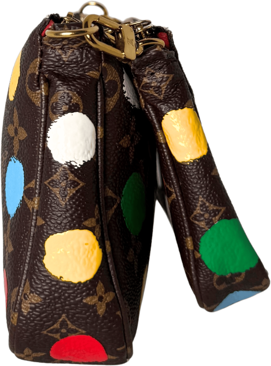Louis Vuitton Louis Vuitton x Yayoi Kusama Multi Pochette Accessoires Monogram Multicolor M46385 / sehr gut Divers