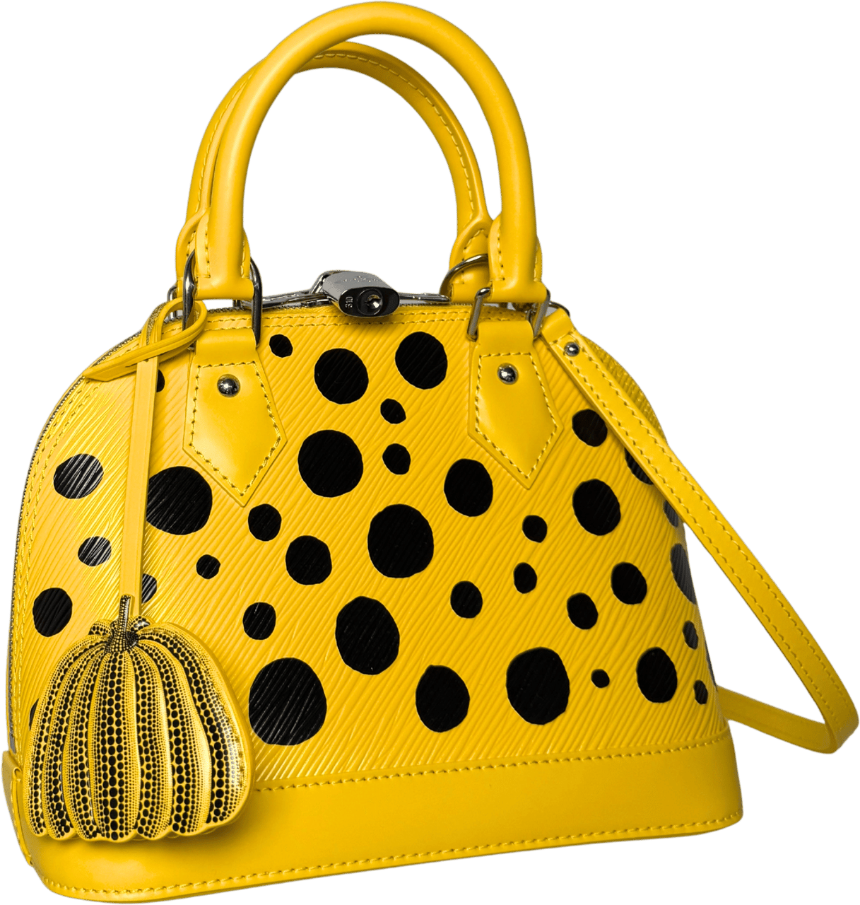 Louis Vuitton Louis Vuitton x Yayoi Kusama Alma BB Epi Leder Gelb M21700 Fullset / neuwertig Geel