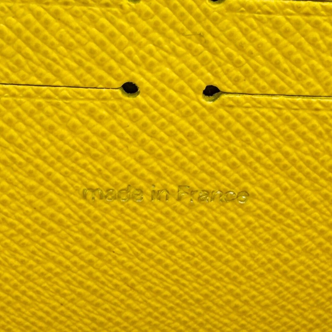 Louis Vuitton Louis Vuitton x Yayoi Kusama Zip Around Epi-Leder M81960 Gelb Fullset / neuwertig Geel